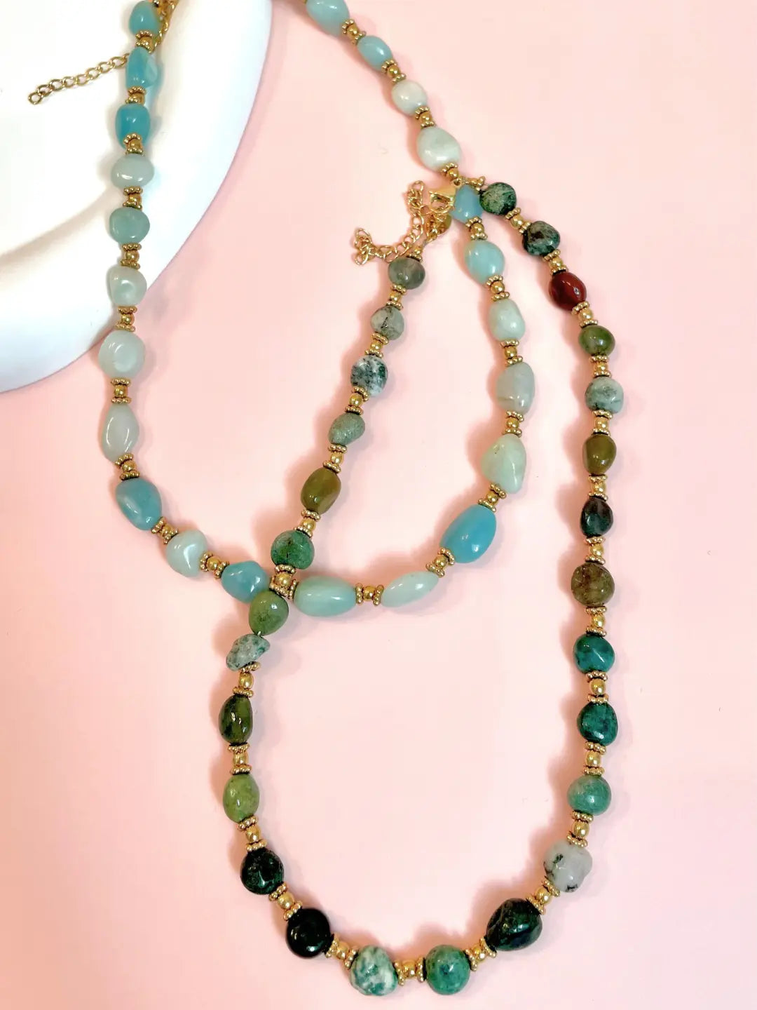 Collier BALI - Agate Indienne