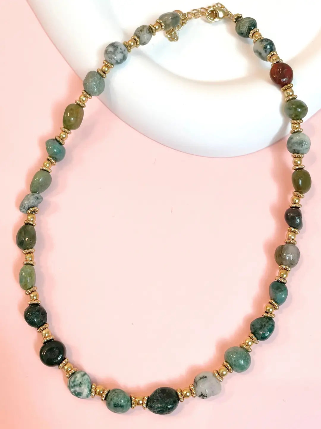 Collier BALI - Agate Indienne