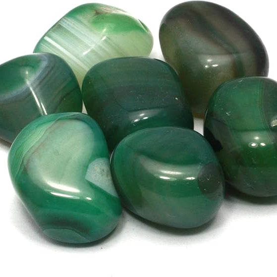 🌿 Agate verte
