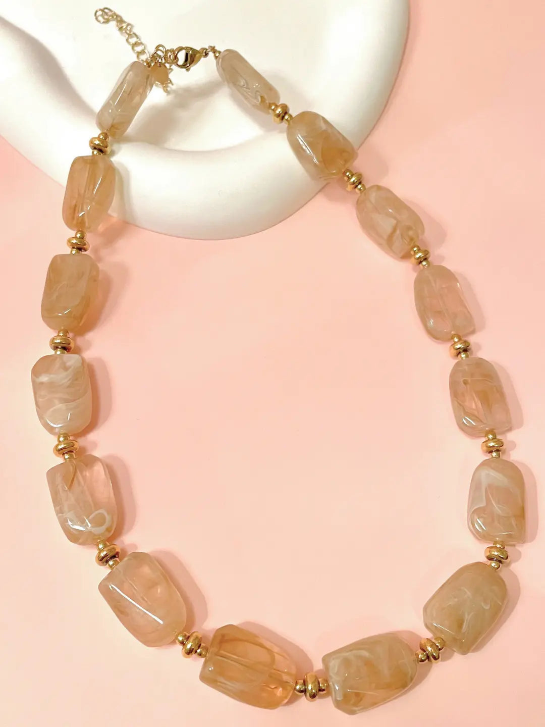 Collier Sofia - Perles en résine